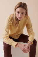 Karl Marc John - Blouse En Broderie Anglaise Tebessa - Jaune