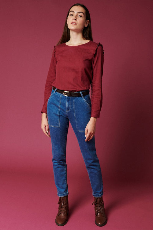 Karl Marc John - Tarato blouse - Burgundy