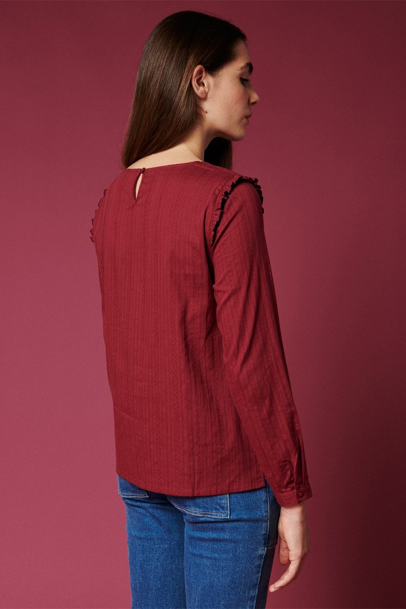 Karl Marc John - Tarato Blouse - Burgundy