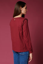 Karl Marc John - Tarato Blouse - Burgundy