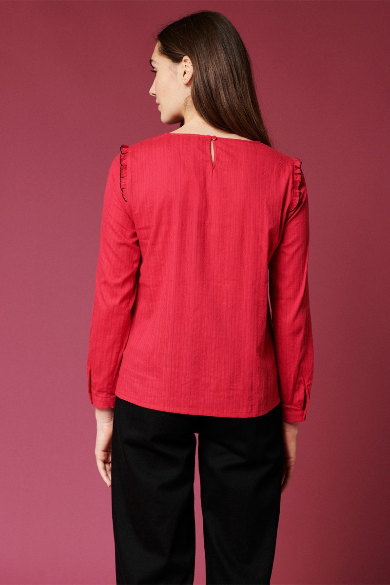 Karl Marc John - Blouse Tarato - Rouge