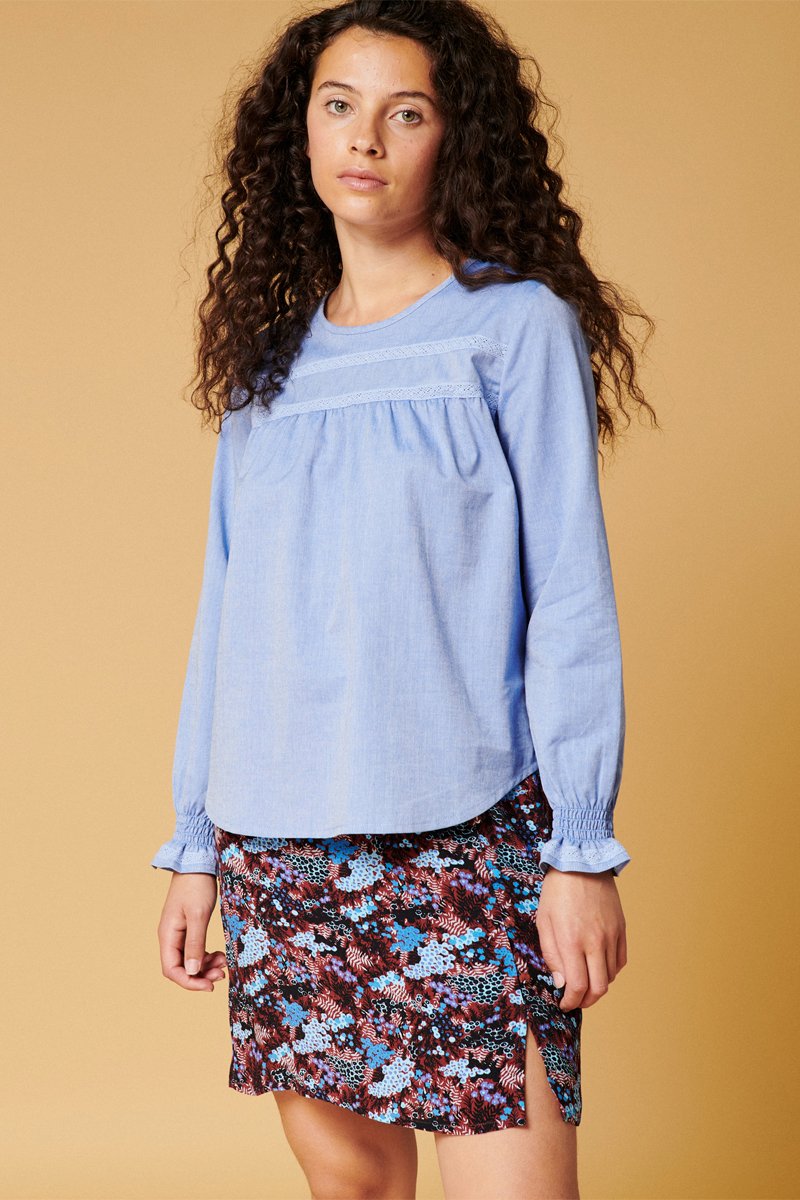 Karl Marc John - Blusa Capoiera - Celeste