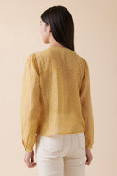 Karl Marc John - Blusa Tangra - Mostaza