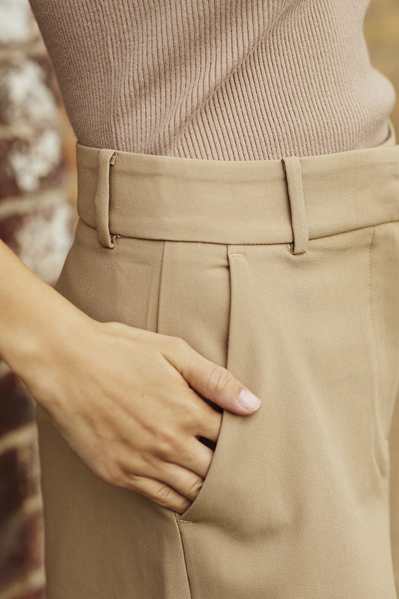 Short Talle Alto Ilyane - Camel