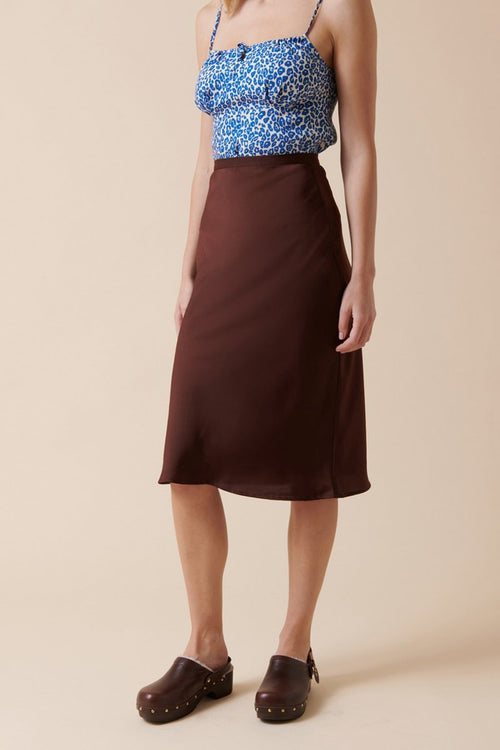 Karl Marc John - Junca High Waisted Straight Skirt - Brown