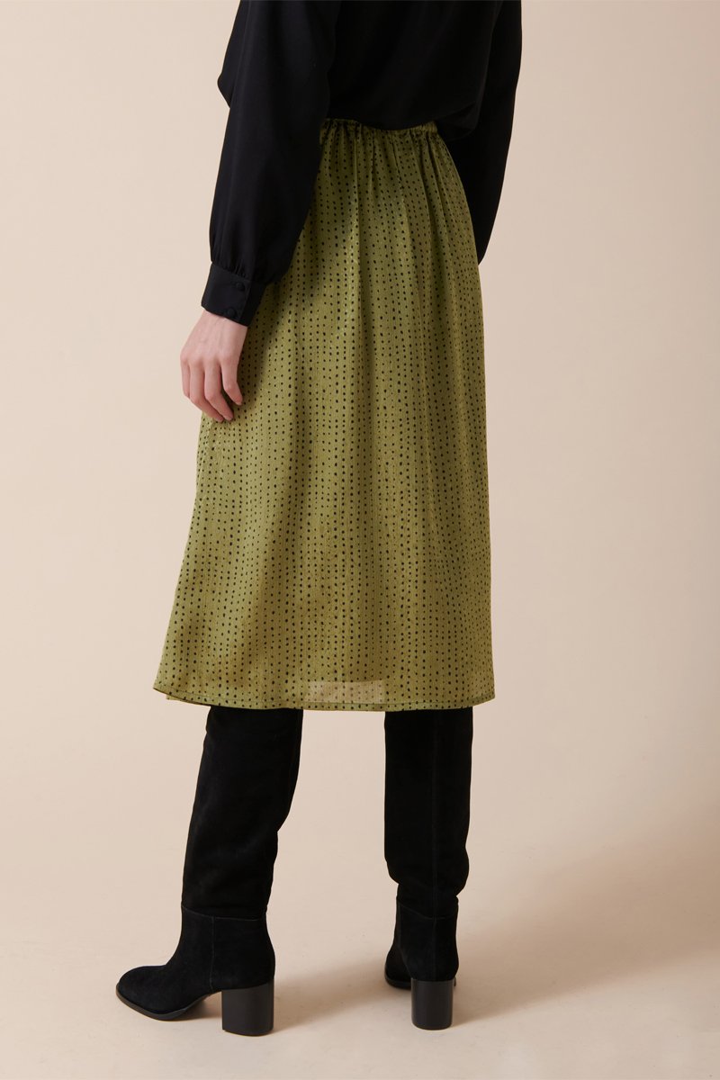 Karl Marc John - Falda midi Jayna - Verde oliva