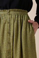Karl Marc John - Falda midi Jayna - Verde oliva