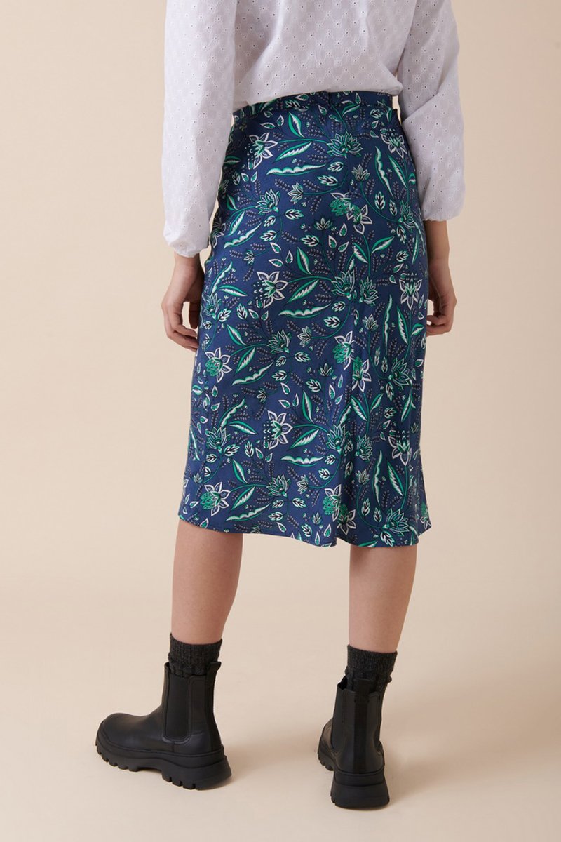 Karl Marc John - Junatica High-Waisted Midi Skirt - Navy Blue