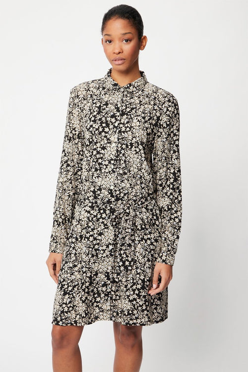 Karl Marc John - Vestido camisero - Blanco y negro