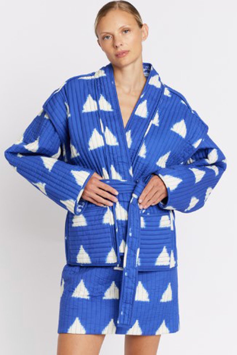 Veste Matelassee Avec Ceinture - Pyramideprint