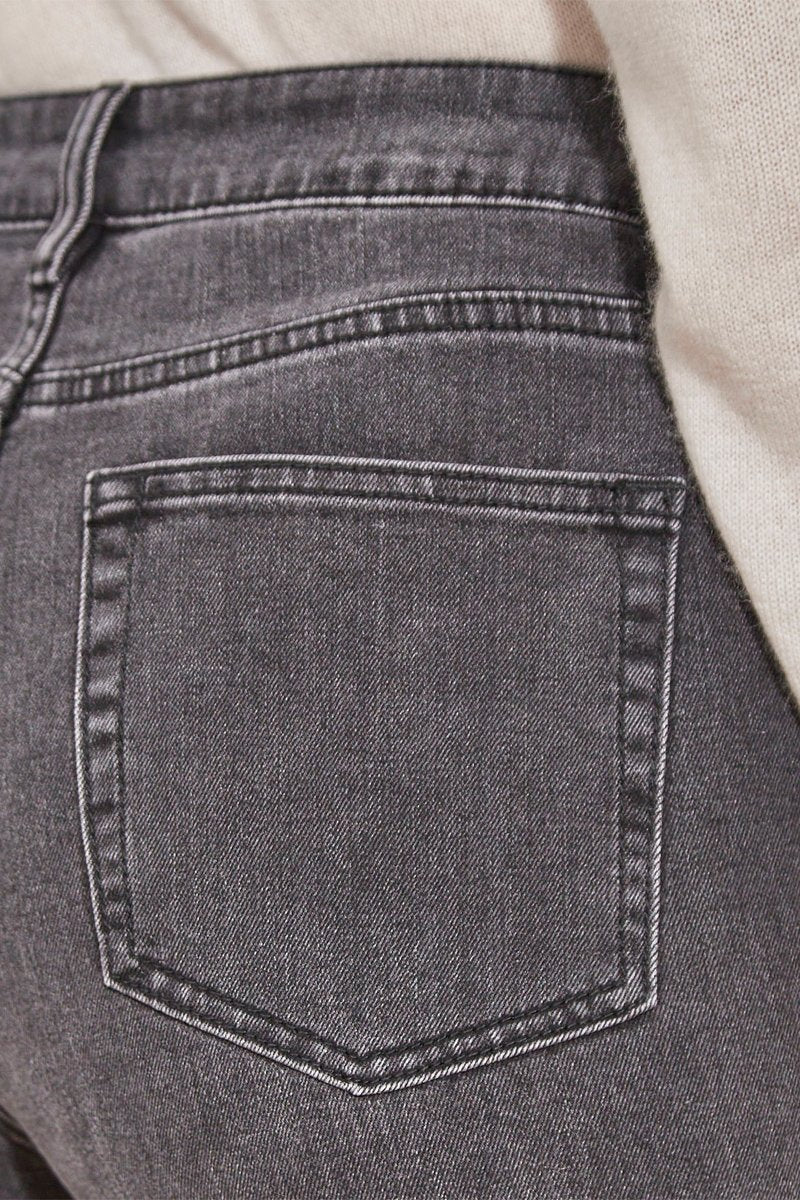Jean 7/8 Taille Haute Pienda - Gris Foncé
