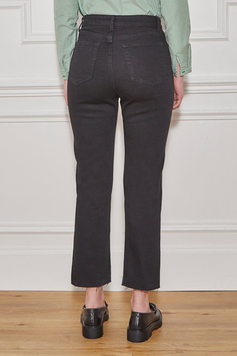 Pienda Vaqueros 7/8 de talle alto - Negro