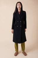 Manteau En Laine Littoral - Noir