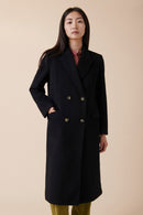 Manteau En Laine Littoral - Noir