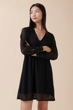 Ravalo Trapeze Dress - Black