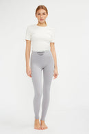Legging Seamless Cotton - Gris - Stella Mccartney