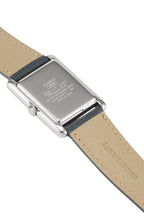 Quartz Leather Watch - Grey and Turquoise