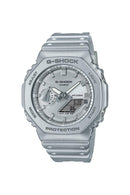 Reloj clásico de cuarzo de resina - Plata