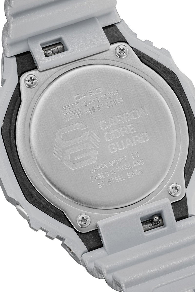 Reloj clásico de cuarzo de resina - Plata