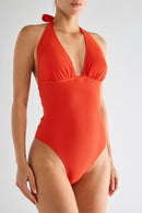 Pain de Sucre - Traje de baño de una pieza Hiba - Naranja