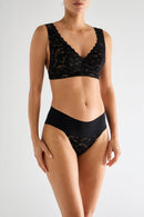 Pain de Sucre - Top lencero Rivana - Negro