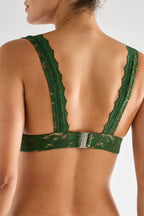 Top De Lencería Rivana - Verde Oliva