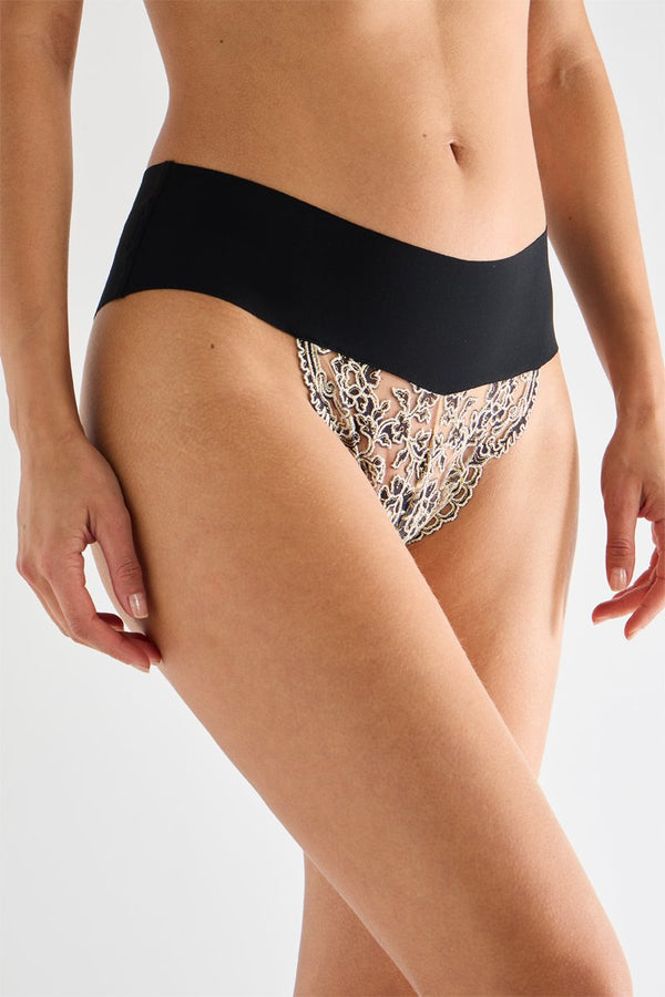 Perly Lingerie Bottom - Black