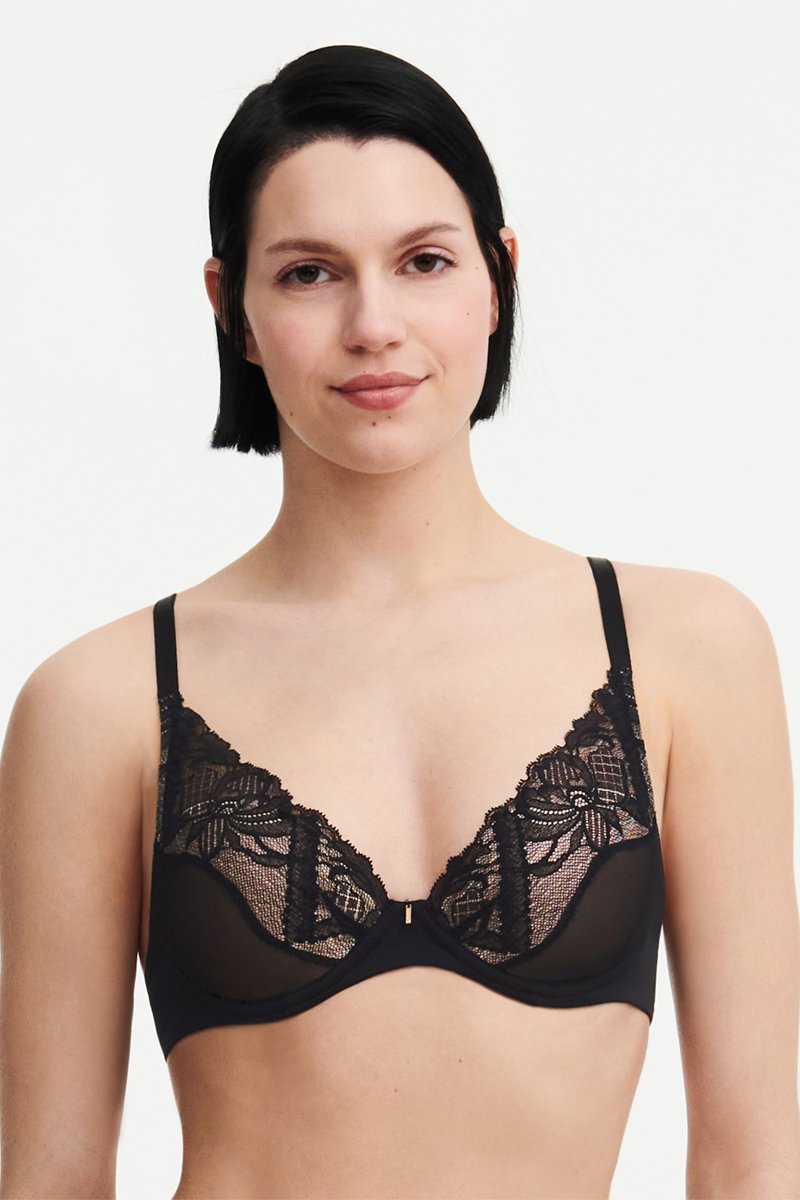 Ampliforme Orangerie Underwired Bra - Black