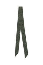Claudie Pierlot - Cravate En Soie - Kaki Et Noir