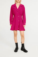 Claudie Pierlot - Shirt Dress - Fuchsia