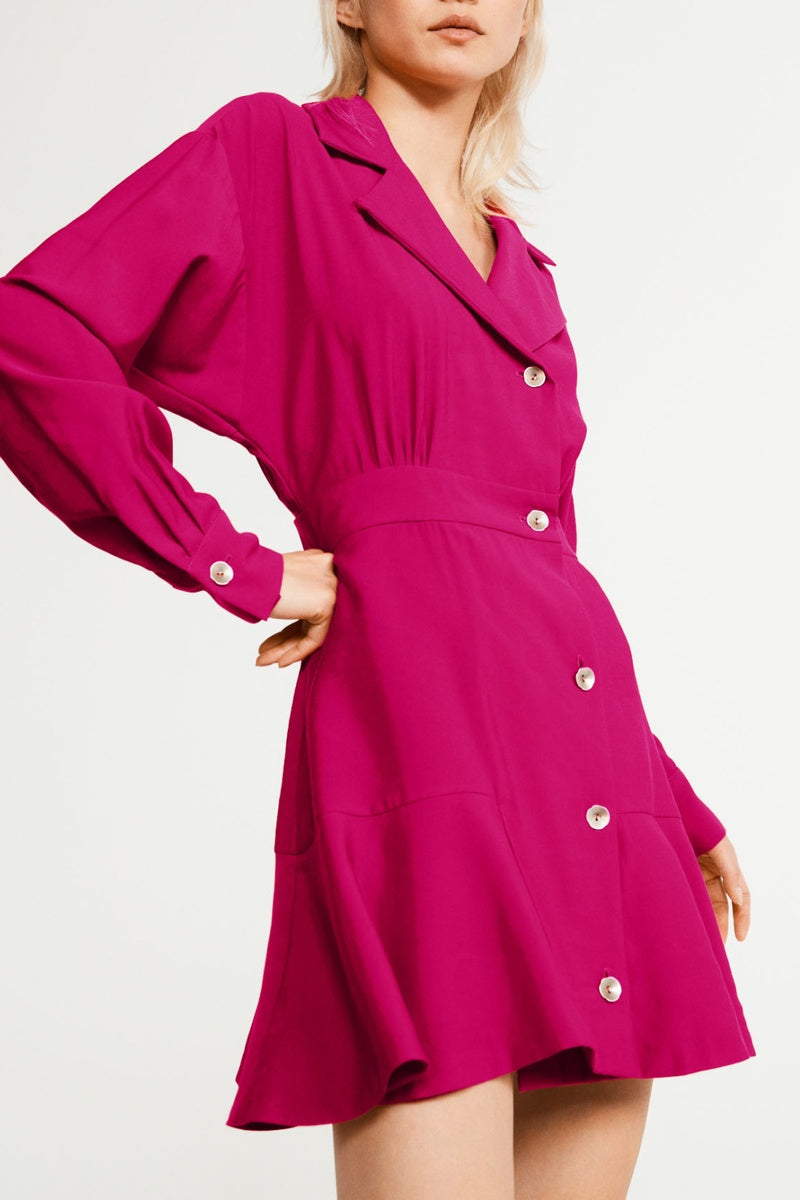 Claudie Pierlot - Robe Chemise - Fuchsia
