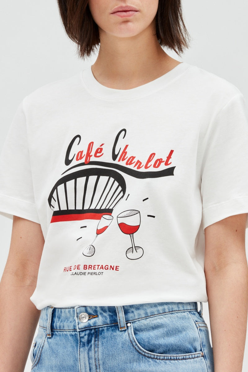 Claudie Pierlot - Camiseta - Crudo