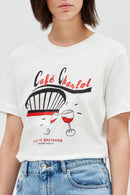 Claudie Pierlot - T-Shirt - Ecru