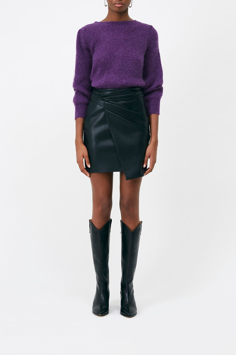 Gilet En Mohair Et Laine Pollen - Violet