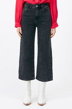 Rico High-Waist 7/8 Jeans - Black