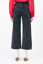 Rico High-Waist 7/8 Jeans - Black