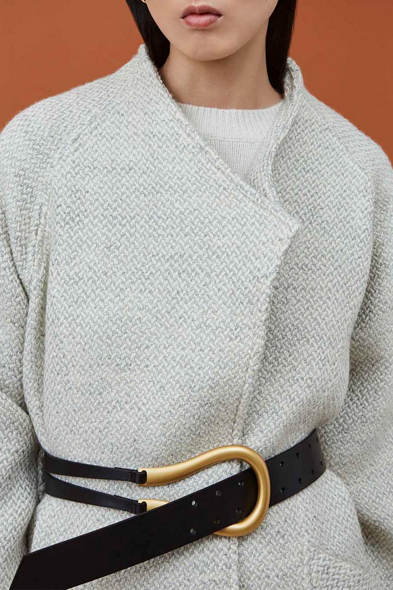Veste En Laine Elvis - Gris Clair Chiné