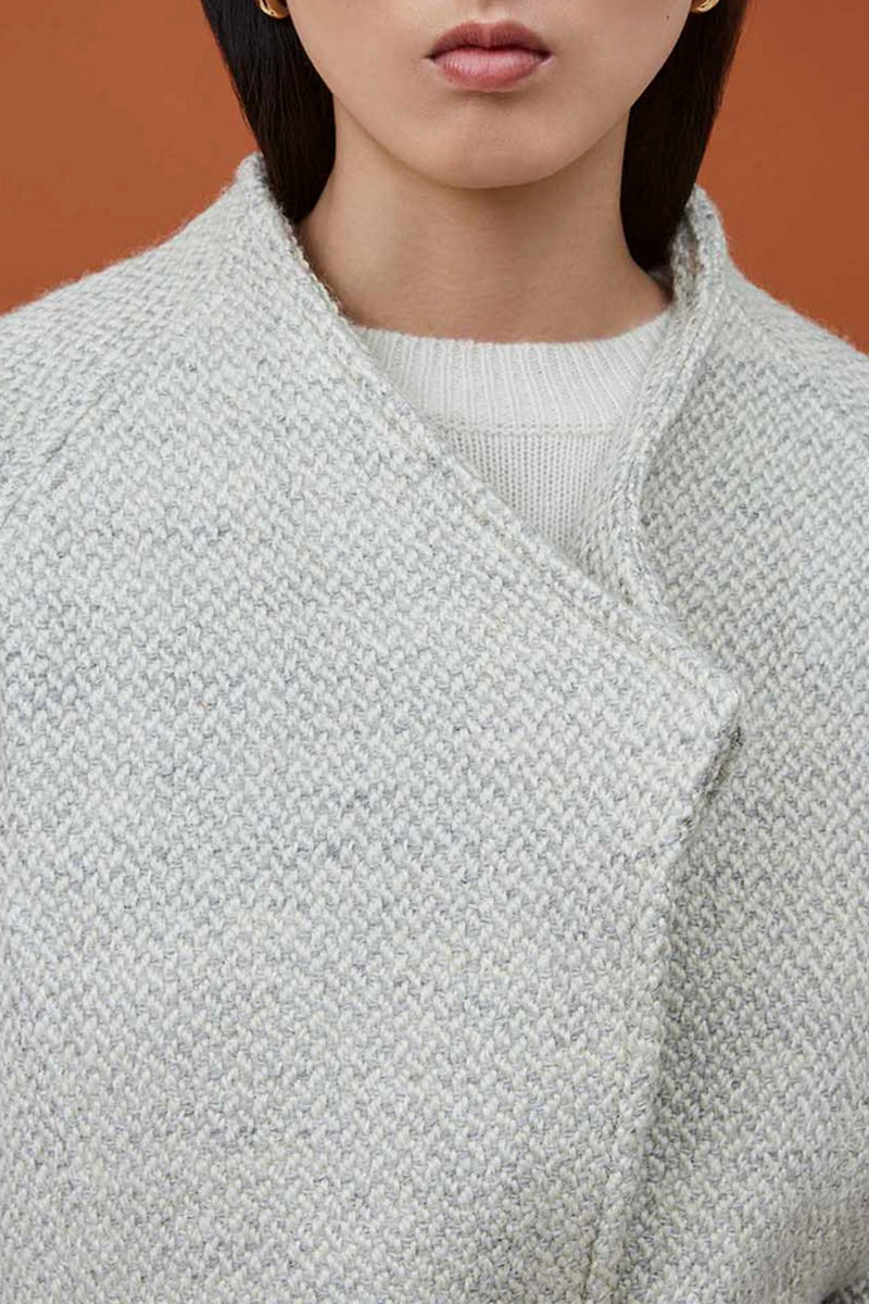Veste En Laine Elvis - Gris Clair Chiné