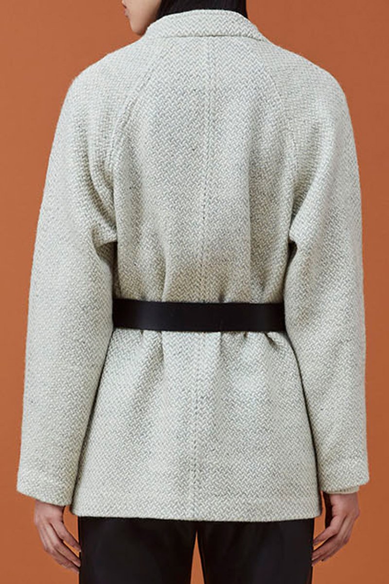 Veste En Laine Elvis - Gris Clair Chiné