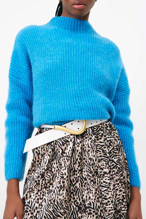 Jersey de Mohair y Lana Parfait - Azul Cobalto