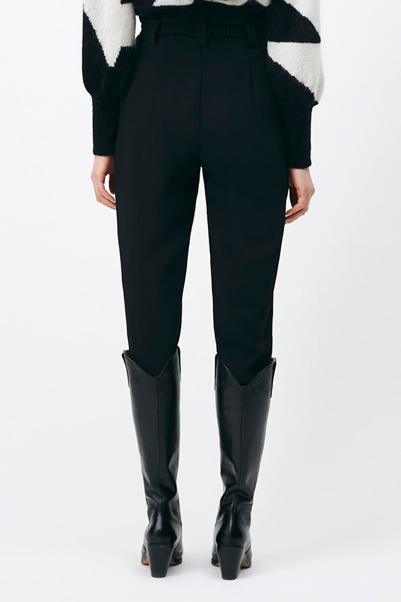 Pantalón Julio De Talle Alto - Negro