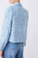 Diva Tweed Jacket - Blue