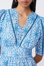 Robe Patineuse Chelsea - Bleu