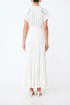 Cleo Long Dress - Ecru