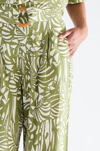Janis Linen Trousers - Khaki