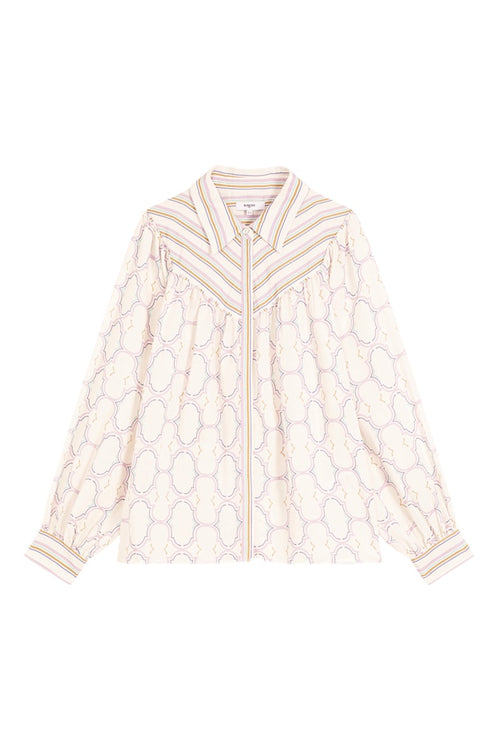 Chemisier En Lin Leya - Mauve