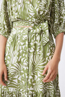 Blusa Louve de lino - Caqui