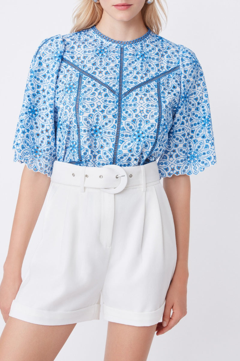 Blusa Loucia - Azul