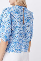 Blusa Loucia - Azul