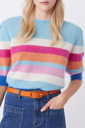 Wool and Mohair Jumper Primael - Blue